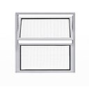 Ver imagem 2 de Basculante - 1 Seção - Alumínio Branco 1,00 x 0,60