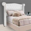 Ver imagem 1 de Cabeceira Estofada Sienna para Cama Box Queen 160 cm Corano Branco