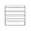 Ver imagem 3 de Basculante 1 Seção - Alumínio Brilhante 1,00 x 1,00M