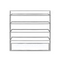 Ver imagem 3 de Basculante 1 Seção - Alumínio Brilhante 1,00 x 0,80M