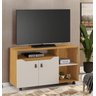 Rack para Tv até 49'' Polegadas Seleto Jcm Móveis Cinamomo/off White - 1