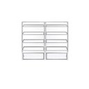 Ver imagem 1 de Basculante 2 Seções - Alumínio Branco 1,00 x 1,20M