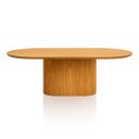 Ver imagem 2 de Mesa de Jantar Oblongo 160x90 cm Base Freijó Tampo MDF Freijó