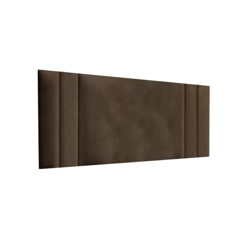 Painel Cabeceira Itália Box King 1,95cm - Suede Marrom
