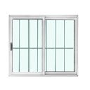 Ver imagem 1 de Vitrô 2 Folhas de Correr com Grade Total - Alumínio Branco 1,00 x 1,20M