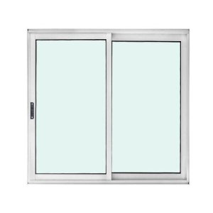 Vitrô 2 Folhas de Correr - Alumínio Branco 1,00 x 1,50M