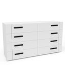 Ver imagem 2 de Cômoda Lisboa com 8 Gavetas 150x83,5cm Branco 240838