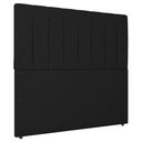 Ver imagem 7 de Cabeceira Cama Box Casal Queen Size Ivana 160cm Linho Preto - Abmaza