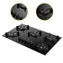 Ver imagem 4 de Fogão Cooktop 5 Bocas Embutir Mega Tripla Chama Atlas Bivolt