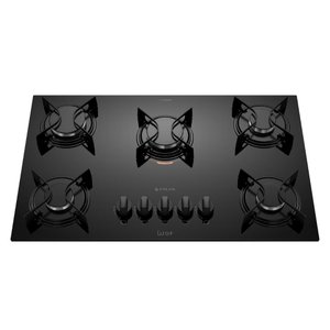 Fogão Cooktop 5 Bocas Embutir Mega Tripla Chama Atlas Bivolt