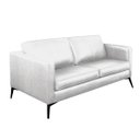 Ver imagem 1 de Sofá Decorativo Sala de Estar Europa 4 Lugares 240cm Couro Branco - Mozzelar