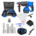 Ver imagem 2 de Martelete Rompedor Brushless 2.8 Joules Impacto Recarregável 2 Baterias Maleta e Acessórios