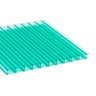 Chapa de Policarbonato Alveolar Verde 2,10x6,00 4 Milímetros - 1