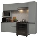 Ver imagem 3 de Armário de Cozinha Completa 240 Cm Suspensa Nice Madesa 09