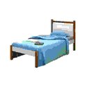 Ver imagem 3 de Cama Solteiro Eloá Brc/mel Pés em Madeira