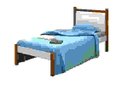 Ver imagem 3 de Cama Solteiro Eloá Brc/mel Pés em Madeira