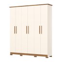Ver imagem 2 de Guarda-roupa Cover 06 Pts. Off White/nature - Henn