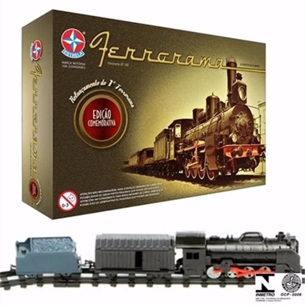 Ferrorama Locomotiva Trem Xp 100 Estrela