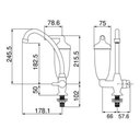 Ver imagem 2 de Torneira com Filtro Acqua Bella Mesa Purificador Lorenzetti Branco