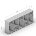 Ver mais imagens de Estante Infantil Multifuncional 10 Nichos Bella Casatema MadeiraOriginals Branco