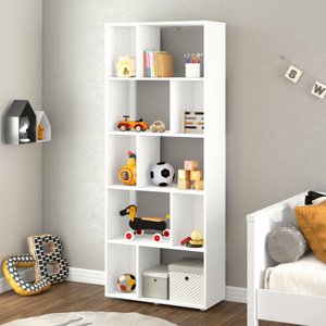 Estante Infantil Multifuncional 10 nichos Bella Casatema MadeiraOriginals