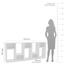 Ver imagem 3 de Estante Infantil Multifuncional 10 Nichos Bella Casatema MadeiraOriginals Branco