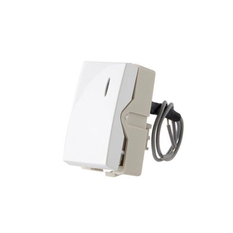 Módulo Interruptor Simples com Luz Margirius Sleek 10a Branco