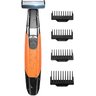 Barbeador Elétrico Recarregável Kemei KM-1910 - Laranja - 5
