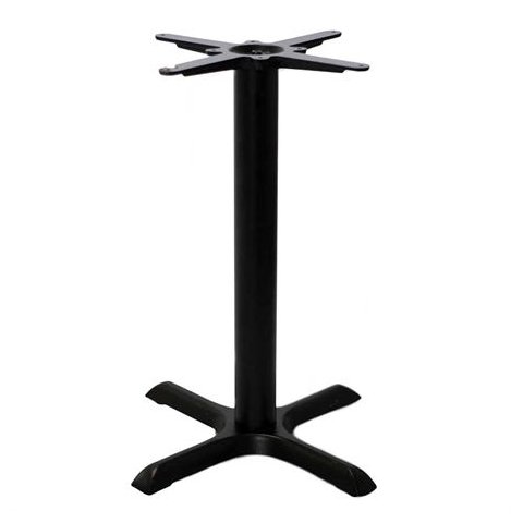 Base X de Aço Pintura Preta