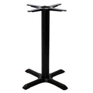 Base X de Aço Pintura Preta