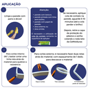 Ver imagem 4 de Moldura Roda Teto Eva Autocolante E23 3,5cmx1cm 20 Metros - Branco