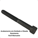 Ver imagem 3 de Kit com 100 Parafusos Allen com Cabeça Aço Liga M6-1,00 X 60