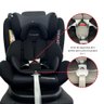 Cadeirinha para Carro Murphy Lux 360ª Preta Premium Baby - 5