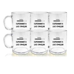 Kit 6 Canecas Acrílico Transparente - 2