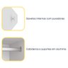 Guarda Roupa Casal 3 Portas Correr Com Espelho Central Inteiriço Peliculado e 6 Gavetas Monte Carlo  - 5