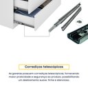 Ver imagem 6 de Guarda Roupa Casal 3 Portas Correr Com Espelho Central Inteiriço Peliculado e 6 Gavetas Monte Carlo