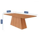 Ver imagem 2 de Mesa de Madeira Helena 210 Cm Cinamomo - Cimol