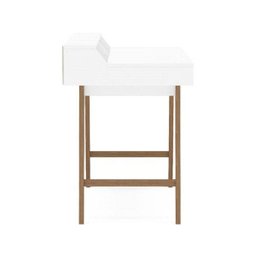 Escrivaninha 110cm 2 Nichos Retrô Hannover Politorno - 8 Escrivaninha 110cm 2 Nichos Retrô Hannover Politorno - 8