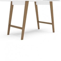 Escrivaninha 110cm 2 Nichos Retrô Hannover Politorno - 10 Escrivaninha 110cm 2 Nichos Retrô Hannover Politorno - 10