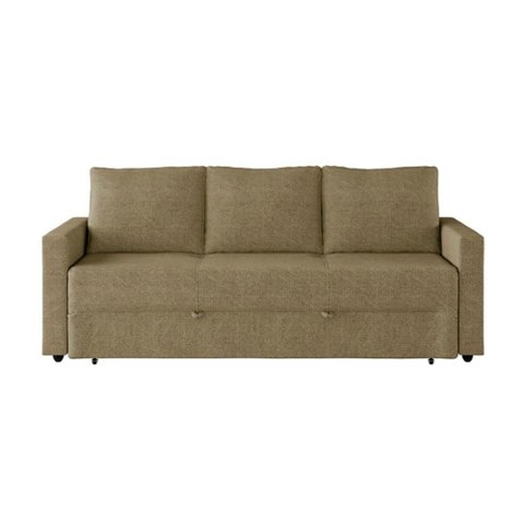 Sofá Cama 3 Lugares Casal 2,10 Mts Pompeia Safira Matrix