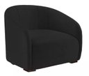 Ver imagem 1 de Kit 2 Poltronas Decorativa Julia Suede Preto - Lm Decor