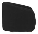 Ver imagem 3 de Kit 2 Poltronas Decorativa Julia Suede Preto - Lm Decor