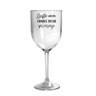 Kit 6 Taças Vinho Acrílico Personalizadas Transparente - 1