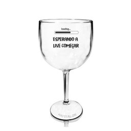 Kit 6 Taças Gin Acrílico Personalizadas Transparente - 1