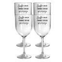 Ver imagem 2 de Kit 4 Taças Vinho Acrílico Personalizadas Transparente