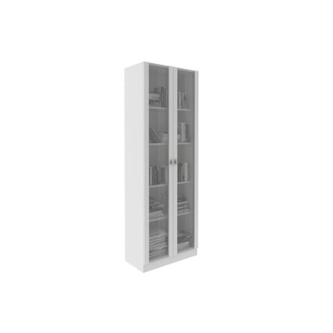 Armário Multiuso Lavanderia Am-3112 C- 2 Portas C- Vidro Branco - Tecno Mobili