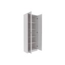 Ver imagem 3 de Armário Multiuso Lavanderia Am-3112 C- 2 Portas C- Vidro Branco - Tecno Mobili