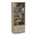 Ver imagem 6 de Estante 2 Gavetas 4 Prateleiras Livramento Moderno Politorno