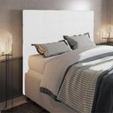 Ver imagem 4 de Cabeceira Cama Box King 195cm Corino Branco