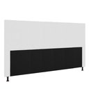 Ver imagem 1 de Cabeceira Cama Box King 195cm Corino Branco
